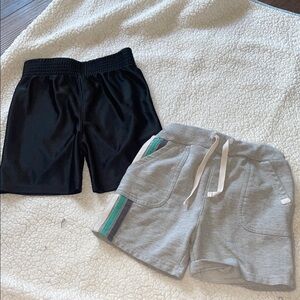 Stylish Kids Shorts Set - Black and Gray